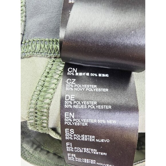 Kuhl Size 14 Womens Green Camo Belt Loop Logo 6 Pocket Zip Draw String Shorts - Picture 6 of 12